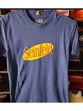 Seinfeld T-shirt - Blue - Small - EUC